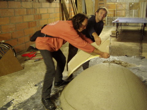 Fabrication d'un moule paraolique Fabrication d'un moule paraolique